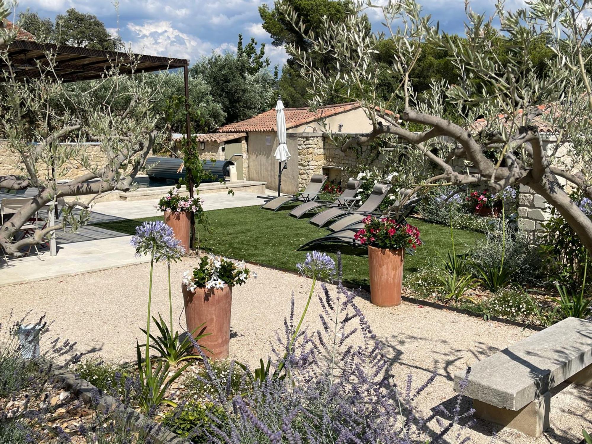 Maison de charme en Provence Le Barroux Extérieur photo